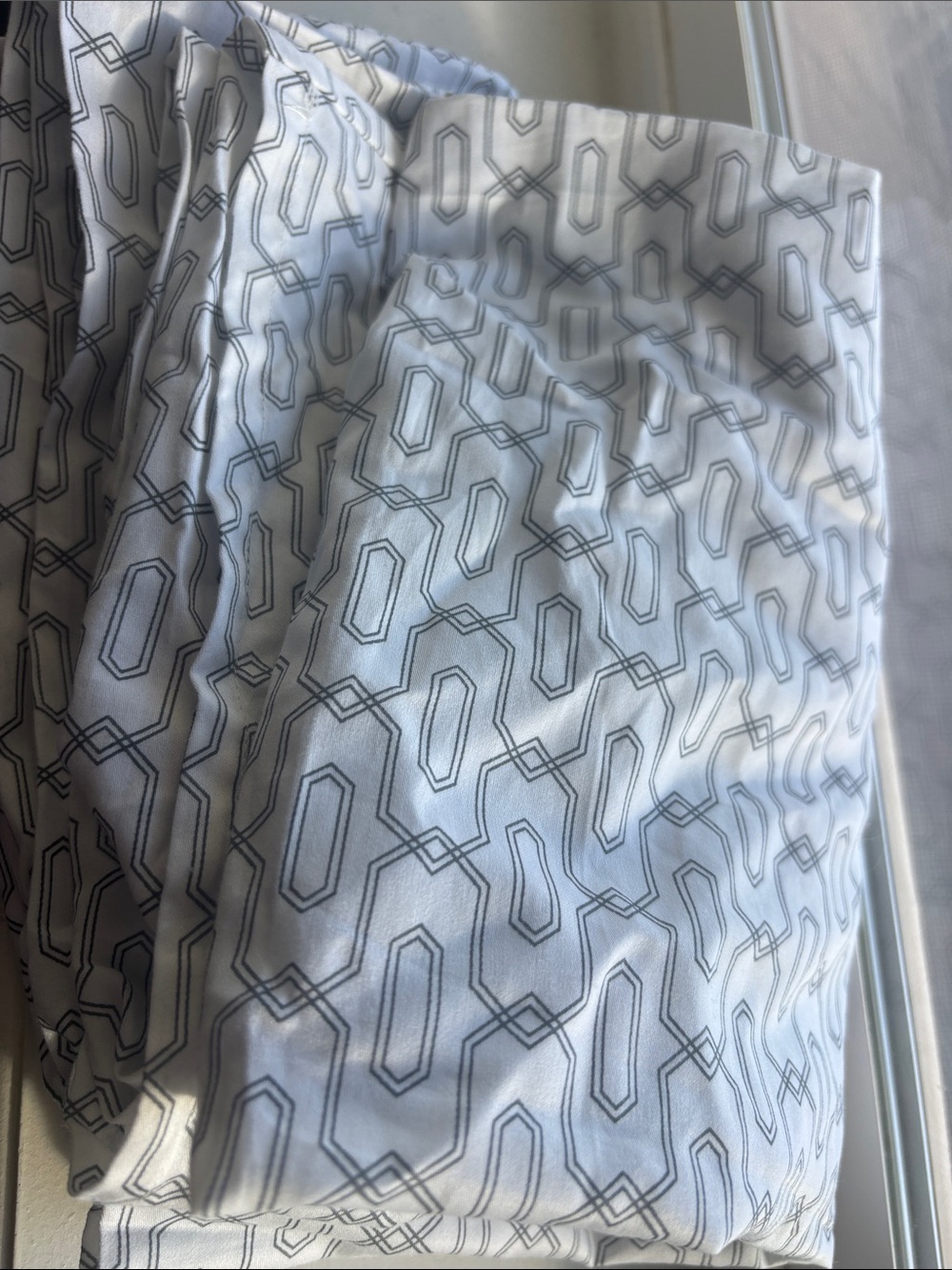 Two beddy’s geometric pillowcases, new out of package